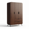 Armoire en bois avec trois portes et deux tiroirs dimensions 180 x 90 x 50cm